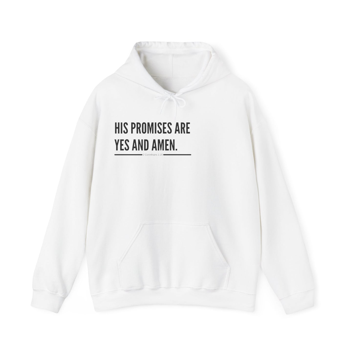 His Promises are Yes and Amen Unisex Heavy Blend™ Hooded Sweatshirt