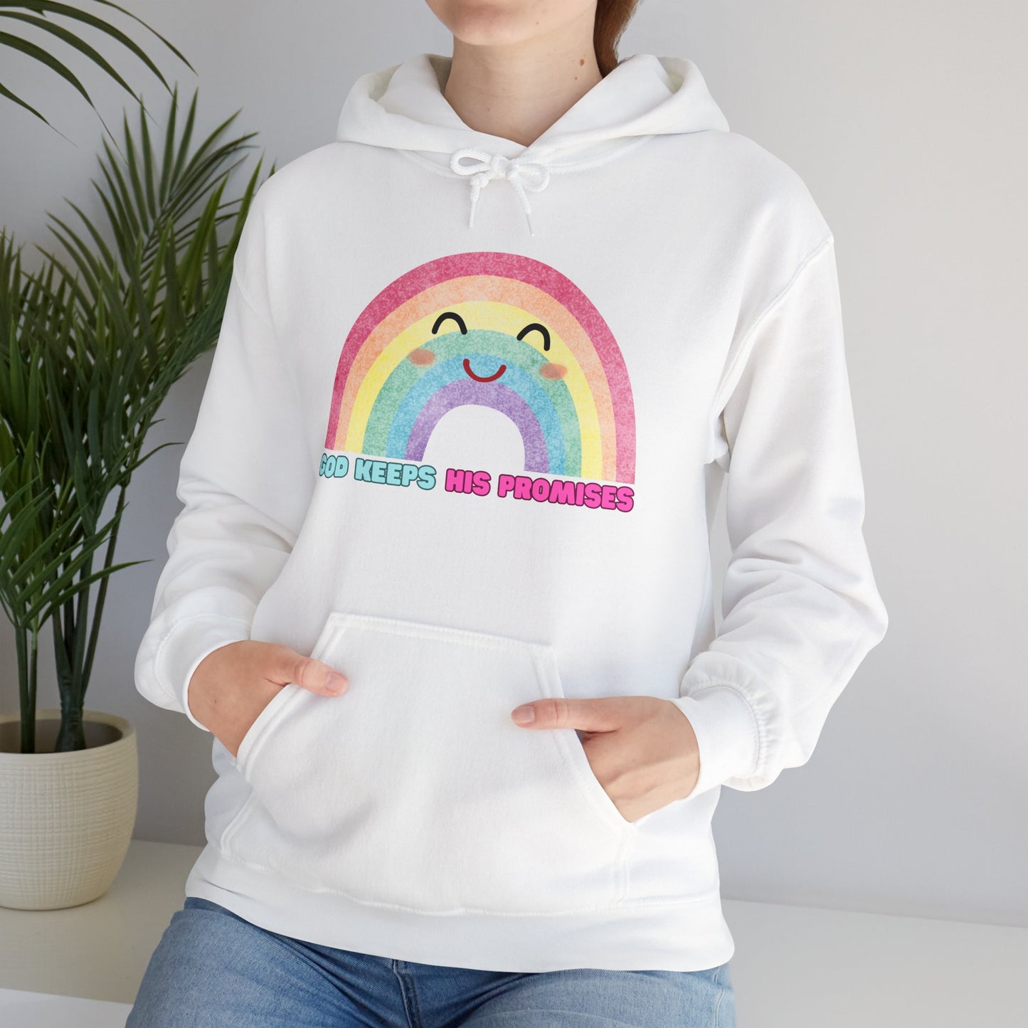 God Keeps His Promises Unisex Heavy Blend™ Hooded Sweatshirt