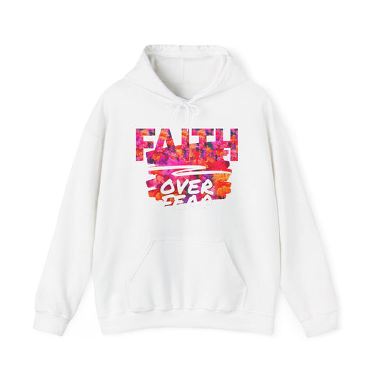 Faith Over Fear Unisex Heavy Blend™ Hooded Sweatshirt