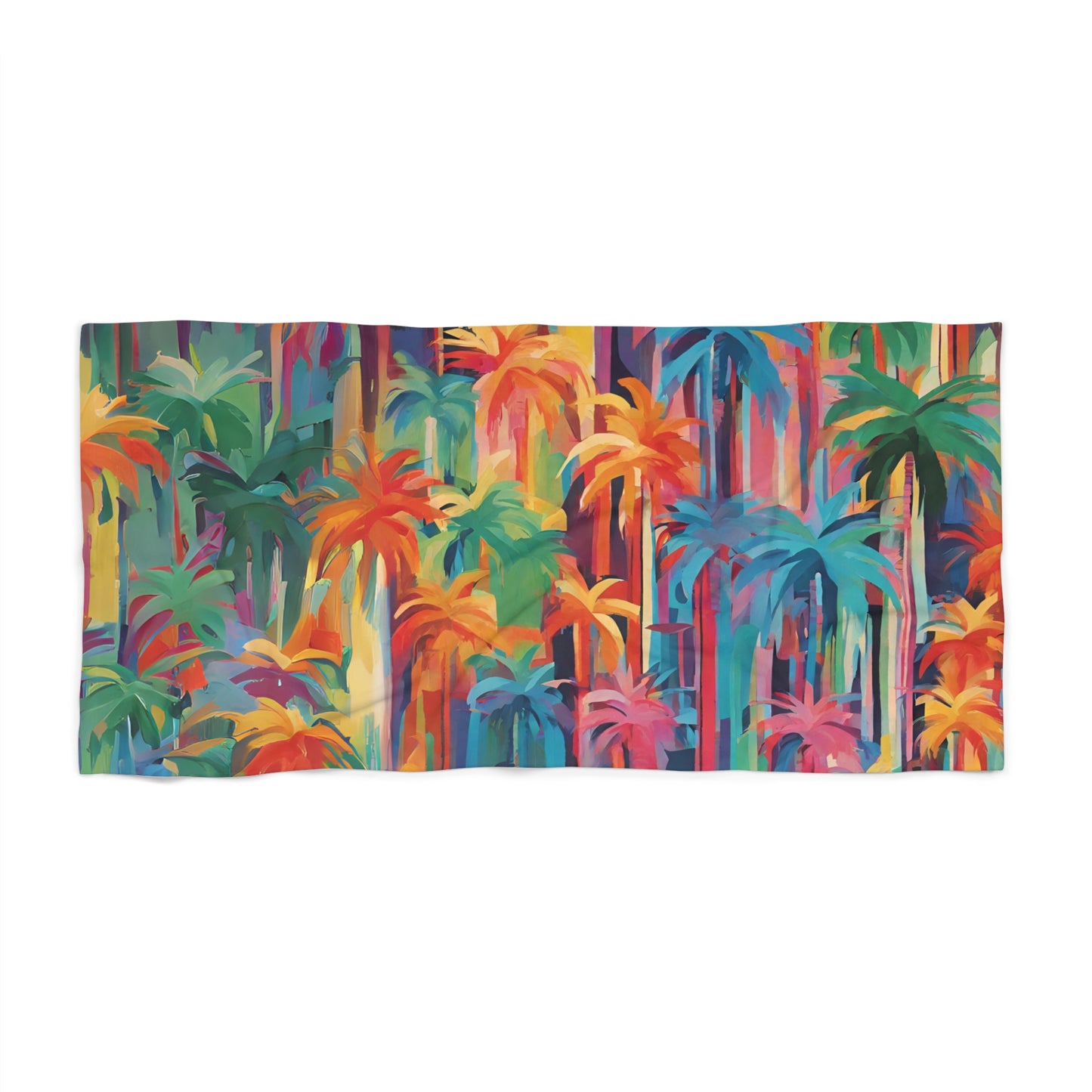 A Splash of Palm Beach Towel