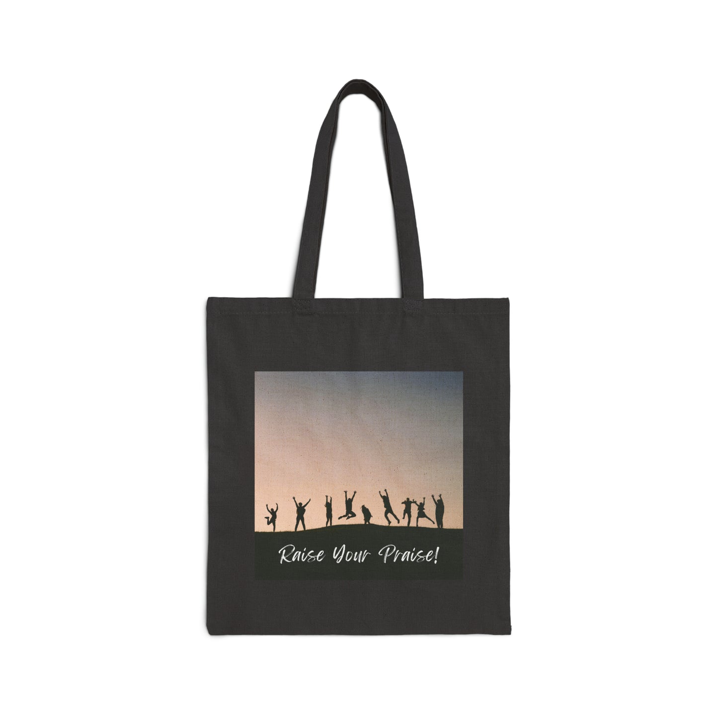 Raise Your Praise Cotton Canvas Tote Bag